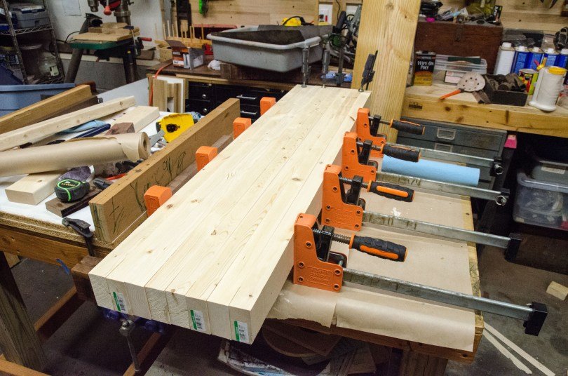 DIY Pub Table Legs from 2x4's