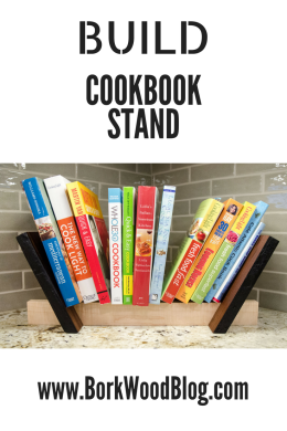 How to Build a Cookbook Stand