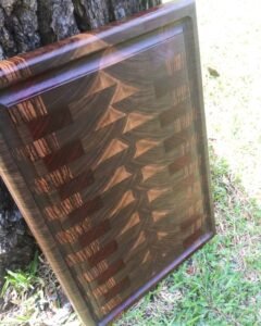 custom walnut cutting board