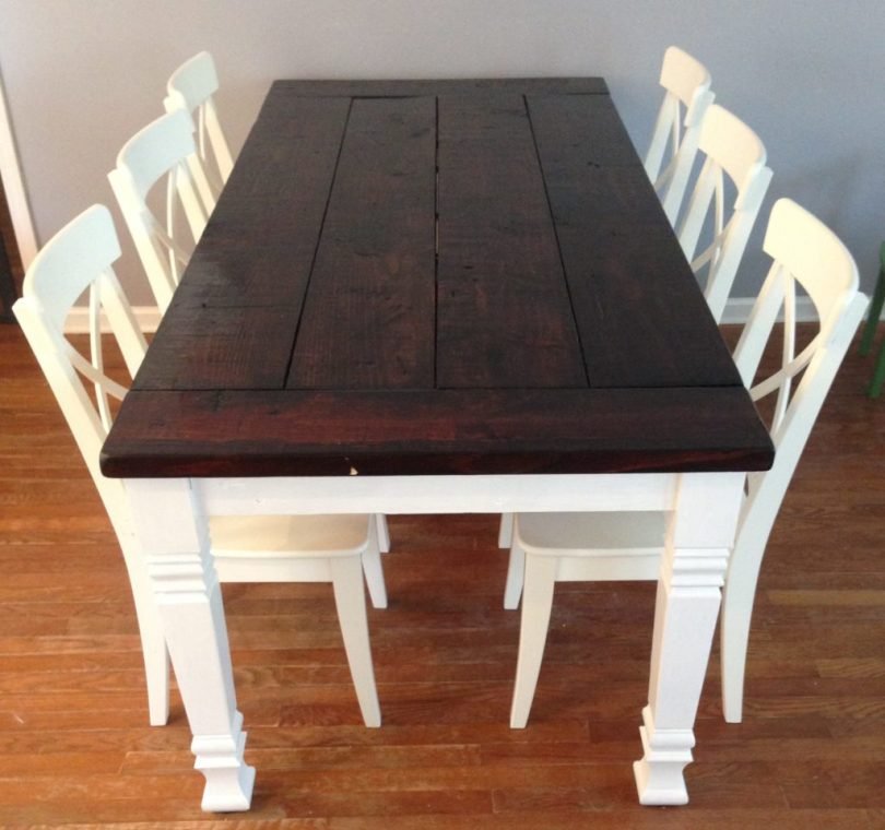 diy farmhouse dining table