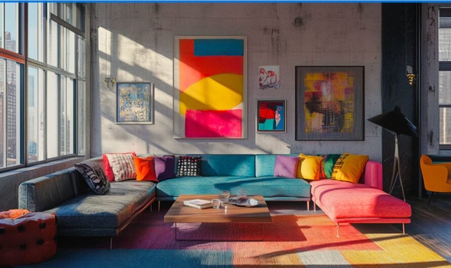 Transform your living room with modern art