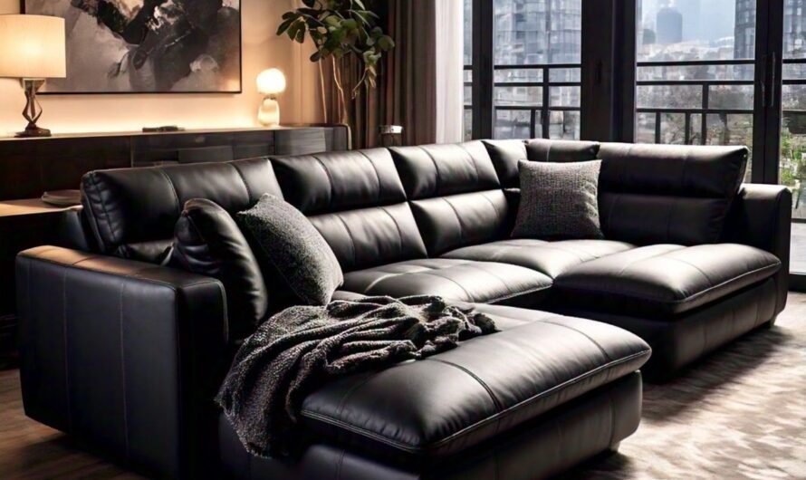 Artic Black Left Hand Corner Sofa Bed: Ultimate Relaxation