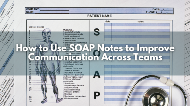 how to write SOAP notes