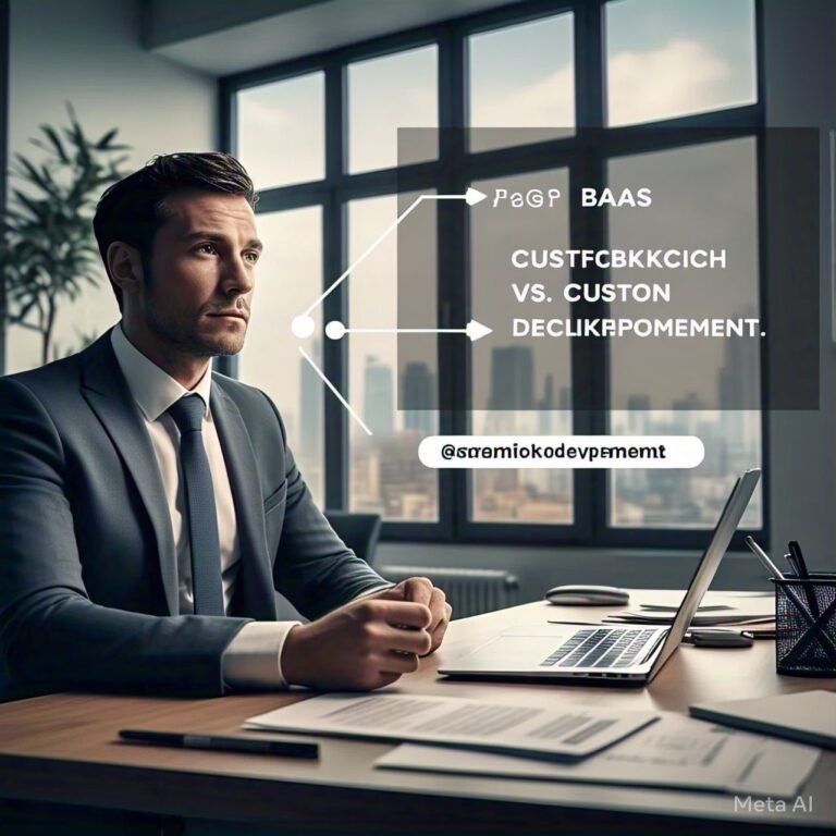 BaaS vs custom blockchain development: finding the perfect fit for your business