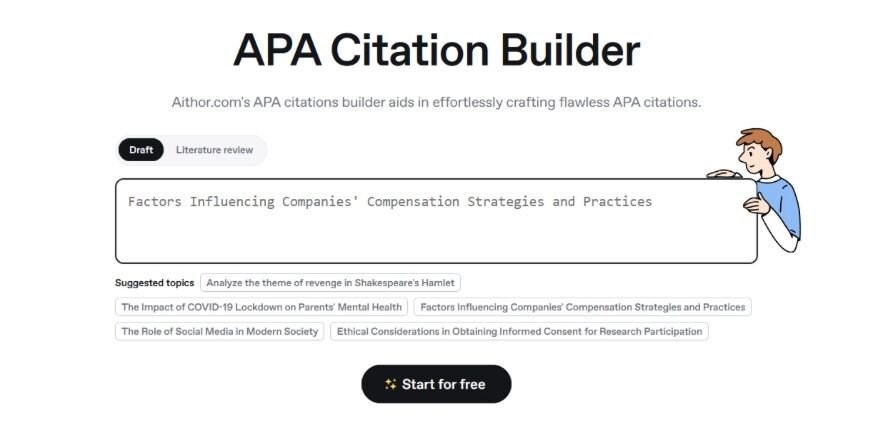 APA Source Generator for Hassle-Free Citations