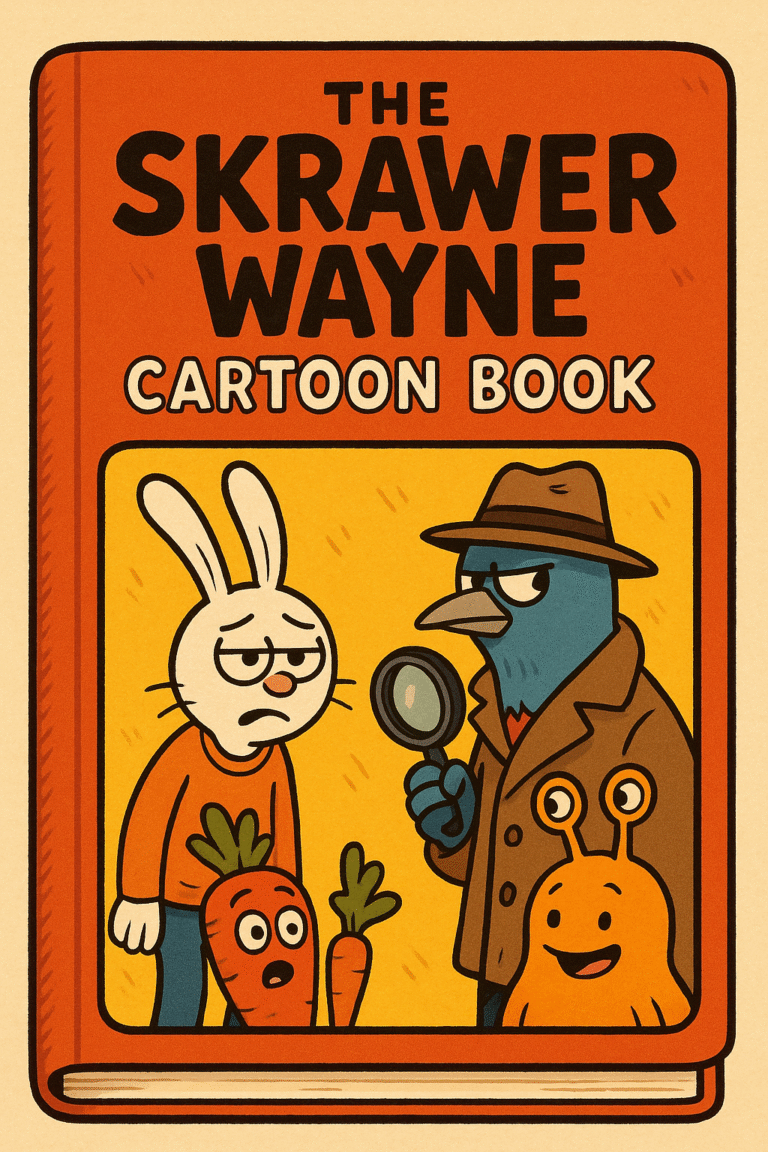 Skrawer Wayne Cartoon book