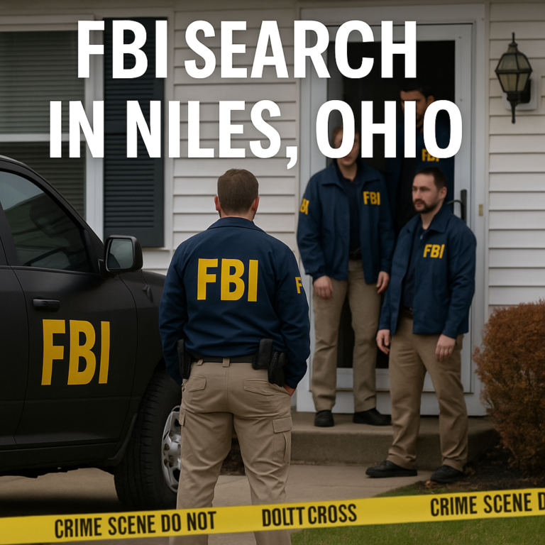 fbi search niles ohio home