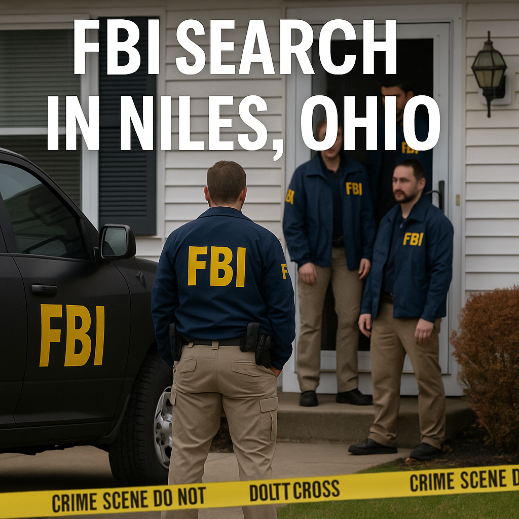 fbi search niles ohio home