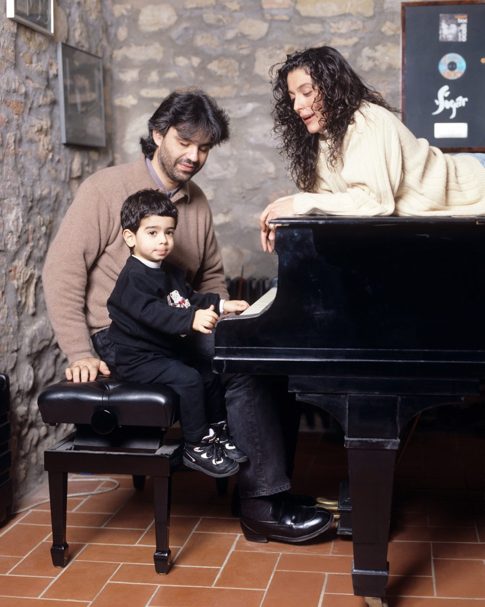 Enrica Cenzatti with family