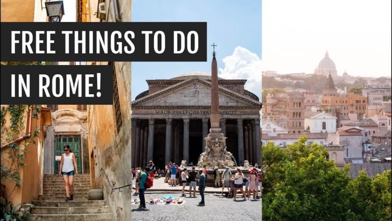 Free Things to Do in Rome: 15 Must-See Attractions Without Spending a Euro